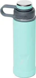 EcoVessel Boulder Triple-Insulated Stainless Steel Water Bottle with Flip Lid